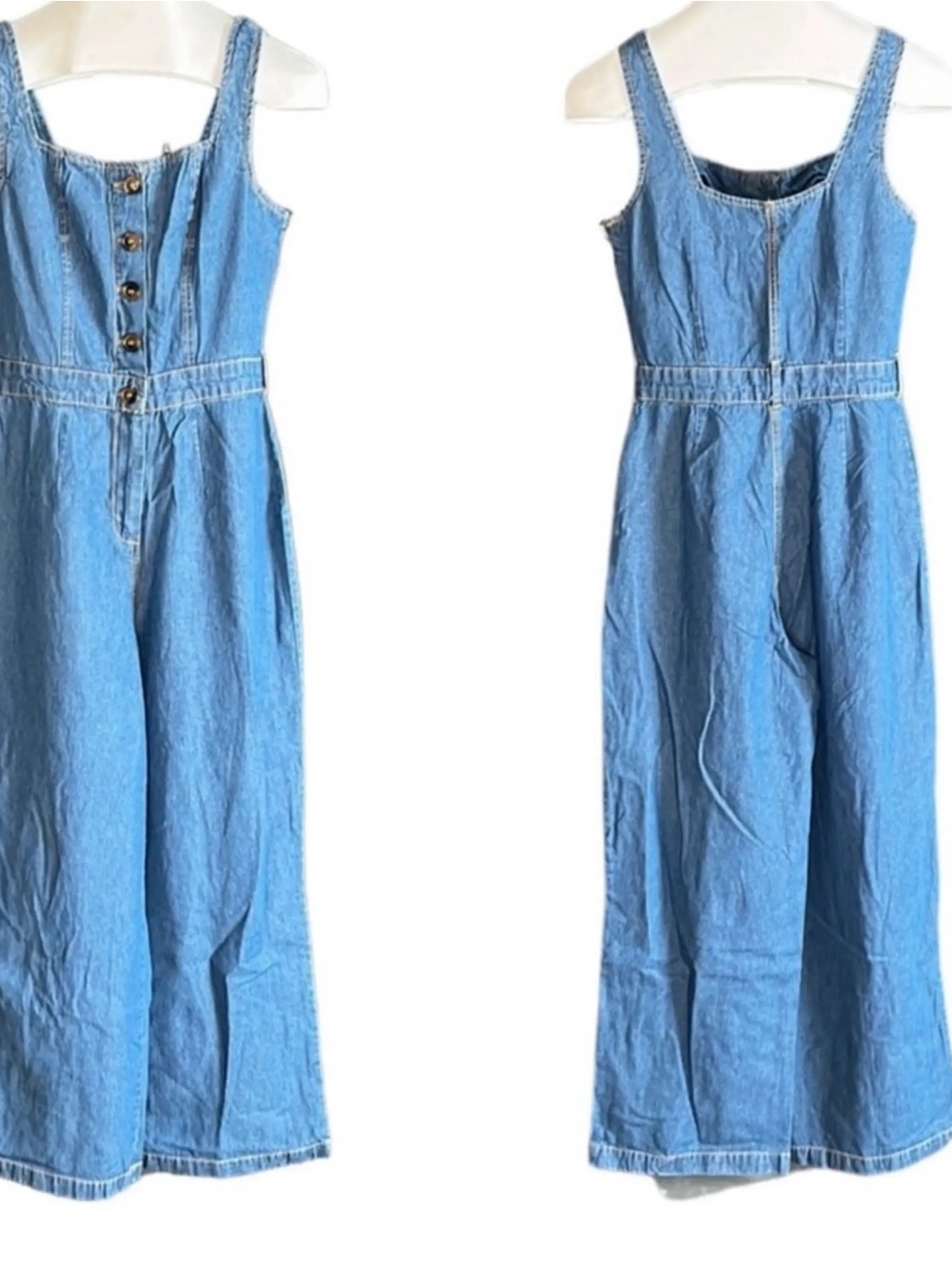 Sincerely Jules Light Blue Denim Jumpsuit